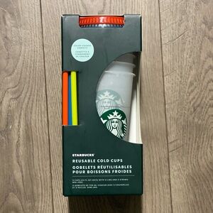 Starbucks reusable cold ups color changing confetti pack